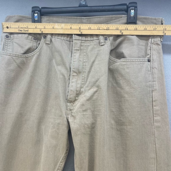 Levi’s 505 Men’s Tan Pants Size 38x32 - Picture 2 of 11